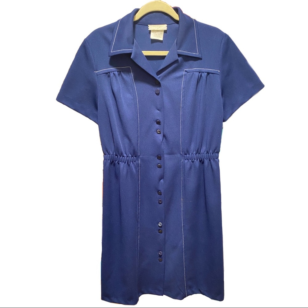 Vintage Union Made Lane Bryant Collared Dress Size 18 1/2